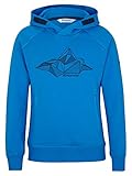 Der trendige Ziener Kapuzenpullover jalina ist DANK coolem Berg Print auf der Brust der perfekte Begleiter für coole Kids