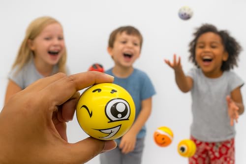 Image of Asera 12 Pcs Colourful Animal & Insect Design Soft Sponge Balls for Kids | Lightweight Indoor & Outdoor Play | Stress Relief Toy | Birthday Return Gifts, Party Favors