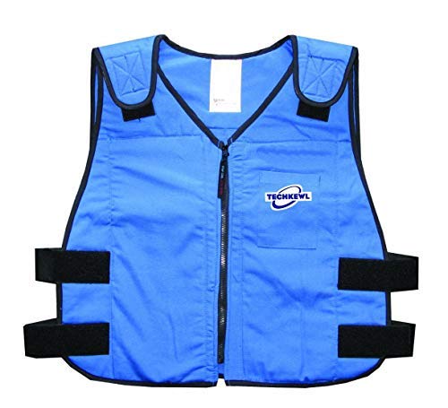 COOLING VEST - Blue - M/L Fits 100-175 lbs - With Phase Change Cool Pax & Cooler Bag2