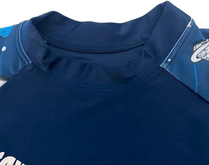 Image of Bubble Berry Swimming Costume for Boys I T-Shirt Shorts and Cap Three-Piece Swimsuit