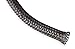 Braided Sleeving, 1.500 in, 10 ft, Black