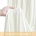 4 Panels Ivory Backdrop Curtains for Wedding Party Wrinkle Free Backdrops Curtain Drapes Fabric Decorations Photo Back Drop Cloth for Baby Shower Photography Stage Reception 20ft(W) x 12ft(H)