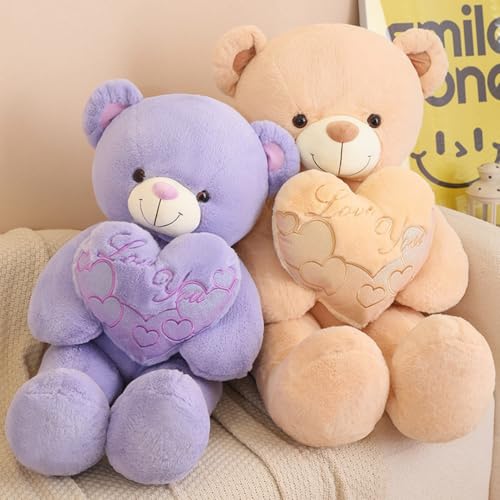 Image of Storescent 4.5ft Teddy Bear Soft Toy | Premium Imported Fabric with Embroidery - Stuffed Plush Toy for Boys & Girls for Kids & Loved Ones -Beige