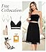 Lovasy 2 Pieces Half Slips for Women Long Underskirt Anti Static Satin Under Skirt with Floral Lace Trim Slip Dress for Skirts Dresses Black & Nude,3X-Large