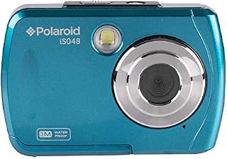 Polaroid IS048 Waterproof Instant Sharing 16 MP Digital Portable Handheld Action Camera, Teal