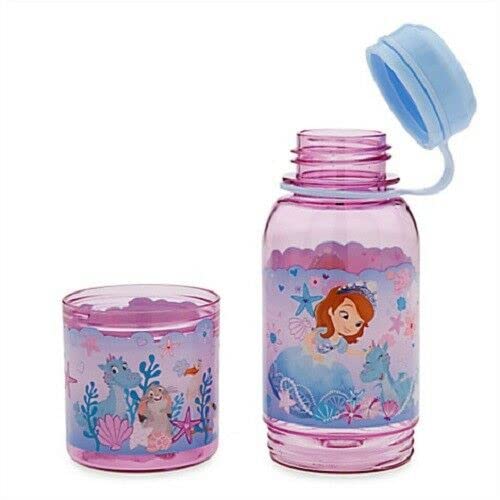 Gourde Princesse Sofia sans BPA plastique violet étanche pour enfant
