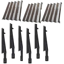 BBQ Repair kit For 810-4415-2, 810-4415-3 Pro Series 4415, Brinkmann 810-4415-0 Pro Series 4415, 810-4415-1, 810-4675-0 Pro Series 4675 Gas Models Includes 3 Heat Tamers and 6 Cast Burners