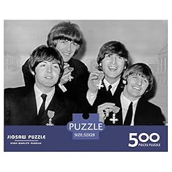 Puzzle de 500 pièces The Beatles – Jeu de casse-tête pour adultes et enfants – Activités éducatives – Impression claire – Planche de puzzle épaisse et durable (52 x 38 cm) - Les Beatles, Paul McCartney, John Lennon, RIngo Starr, George Harrison Puzzle de 500 pièces The Beatles - Jeu de casse-tête pour adultes et enfants - Activités éducatives - Impression claire - Planche de puzzle épaisse et durable (52 x 38 cm) – Image 2