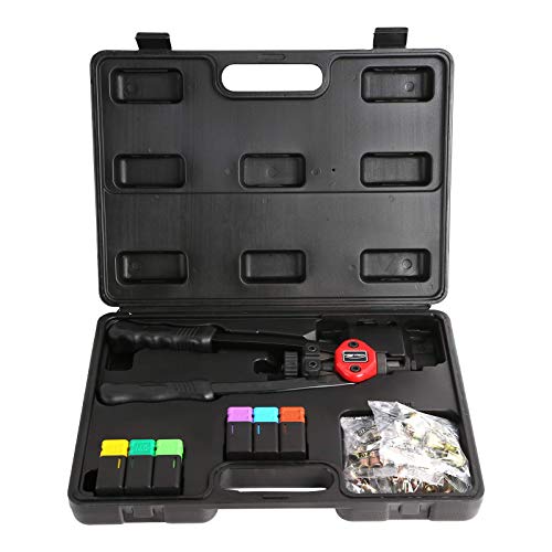 WINMAX TOOLS AUTOMOTIVE Hand Riveter Gun Kit 13" Rivet Nutsert Tool RIV Nuts Pneumatic Threaded Pop W/Rivet Nuts