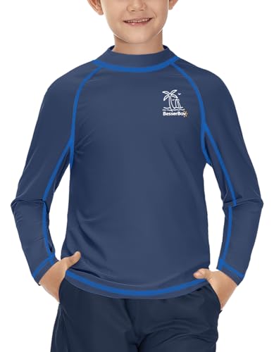 T-shirt de bain manches longues garçon pour éviter les coups de soleil