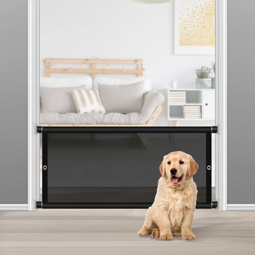 Canine Gate for Stairs, 27″-48″ Width Expandable Pet Gates for The Home, Strain Mount Step Over Indoor Canine Gates for Doorways, Stairways, Small Canine, Pet Canine Gate for Stairs, 27″-48″ Width Expandable Pet Gates for The Home, Strain Mount Step Over Indoor Canine Gates for Doorways, Stairways, Small Canine, Pet