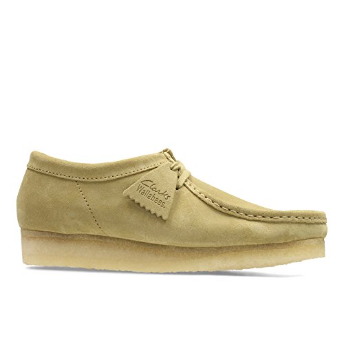 Clarks Wallabee, Men's Derby, Beige (Maple Suede), 12 UK