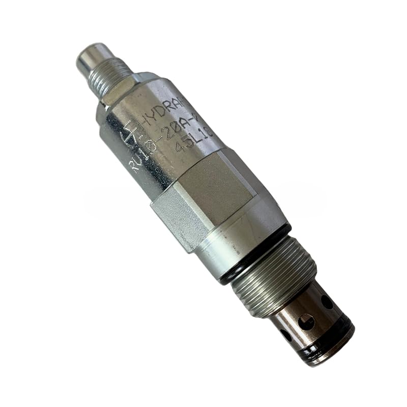 New hydraulic relief valve RV10-20A-0-N-33 is installed in 1 piece