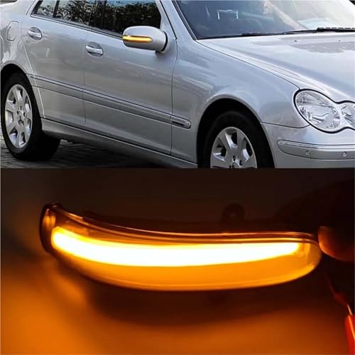 Intermitentes dinámicos LED de espejo para Mercedes Benz Clase C W203 S203 2001-2007 3