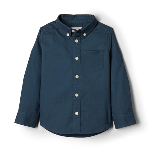 Amazon Essentials Boys Stretch Oxford Collar Shirt