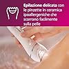 Philips Epilator Series 8000, dispositivo di epilazione Wet & Dry cordless per gambe e corpo con 6 accessori, rifinitore ed esfoliante corpo, modello BRE715/00