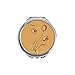 Tulip Hand Painted Flower Hand Compact Mirror Round Portable Pocket Glass
