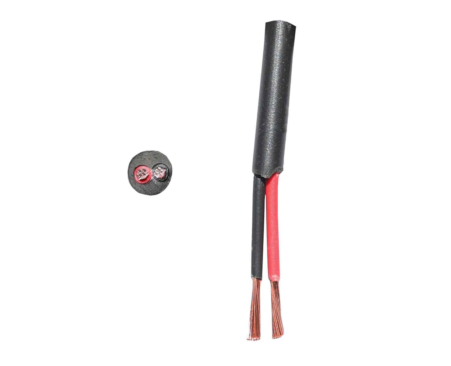 Thin Wall Cable Twin 2 Core 12v 24v Black Red Round PVC Wire Auto Marine Solar (1.00mm2 16.5A, 5 Metre Coil) — image 1