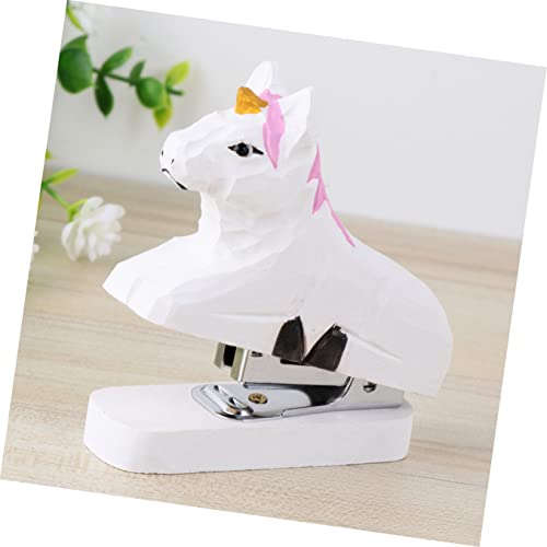 Stobok Home Gift Birthday Clips Portable Cute Desktop Handy Friends Carving Sewer School Paper Animals Handmade Children Office Shape Staplers- Novelty Stapler Manual Use Teacher #TOP7