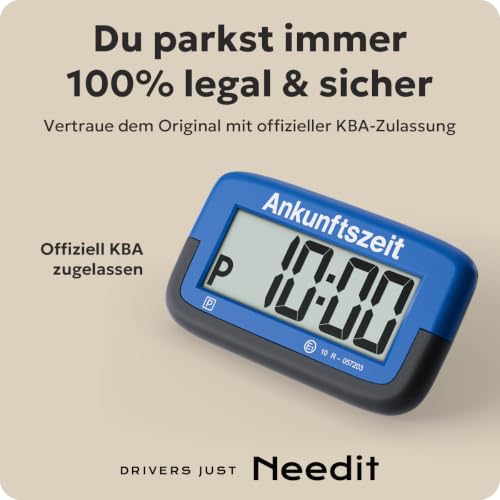 Needit Park Micro elektronische Parkscheibe I Nur 9,4 mm dünn – Ansicht 2