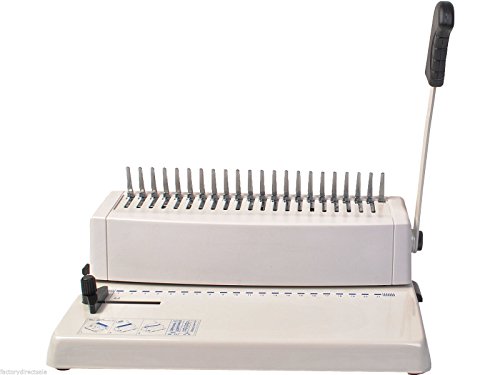 Lotus Analin 21-Hole 250 Sheets Paper Comb Punch Binder Binding Machine Scrapbook w/200 Combs - Thumbnail 2