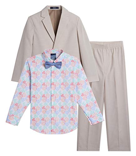 Image of Nautica Boys' Suit Set with Jacket, Pant, Shirt and Tie