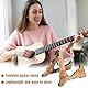 BORDEAG Gitarrenständer, Instrumentenständer, Bodenbelaghalter, Akustikgitarrenständer Gitarrenzubehör Gitarrenhalter Für Akustikgitarre, E-Gitarren Und Bassgitarre(Braun)