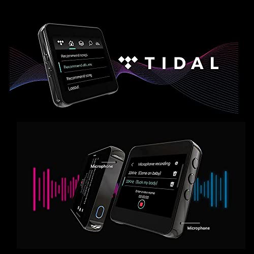 HiBy Leitor de música portátil R2 sem perdas, mp3 player com Bluetooth e Wi-Fi, leitor de áudio de a