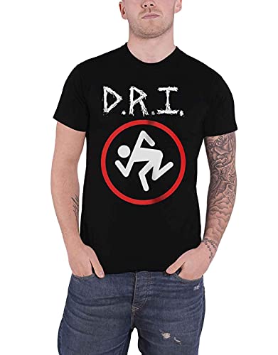 Dirty Rotten Imbeciles D.R.I. T Shirt Skanker Band Logo Mens Black