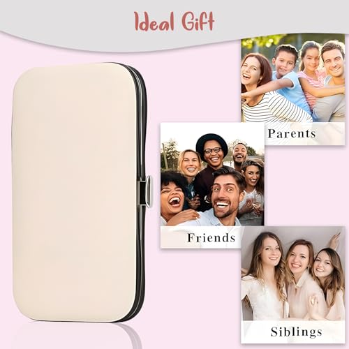 Image of Grooming Kit 16 in 1, Nail Cutter Set, Rose Gold Manicure Kit, Pedicure Kit for Women and Men, Includes Nail Clipper, Manicure Pedicure Kit for Women and Men, by Wishkey