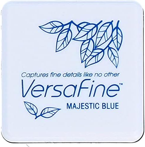 Tsukineko Versafine Small Pads Instant Dry Pigment Ink, Majestic Blue, One Size