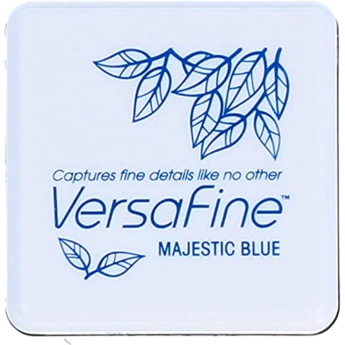 Tsukineko Versafine Small Pads Instant Dry Pigment Ink, Majestic Blue, One Size #TOP7