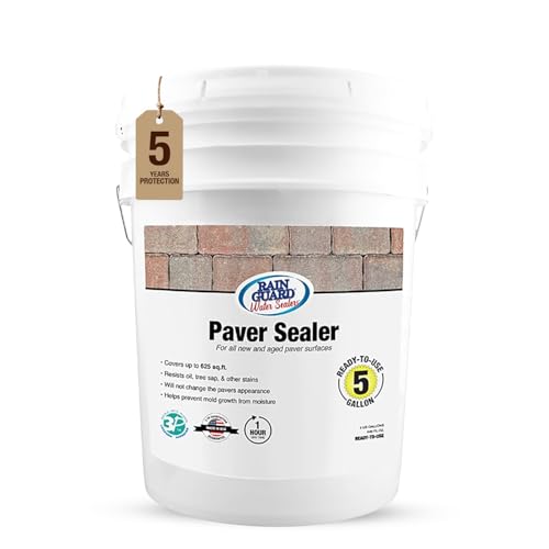 Rainguard Water Sealers Paver Sealer, Penetrating Protection Against Oil, Sap,