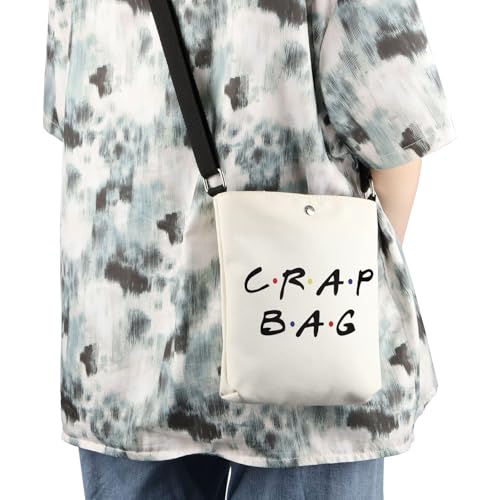 WCGXKO TV Show Inspired Crossbody Bag Crap Bag Gift Comedy Inspired Gift TV Show Merch3