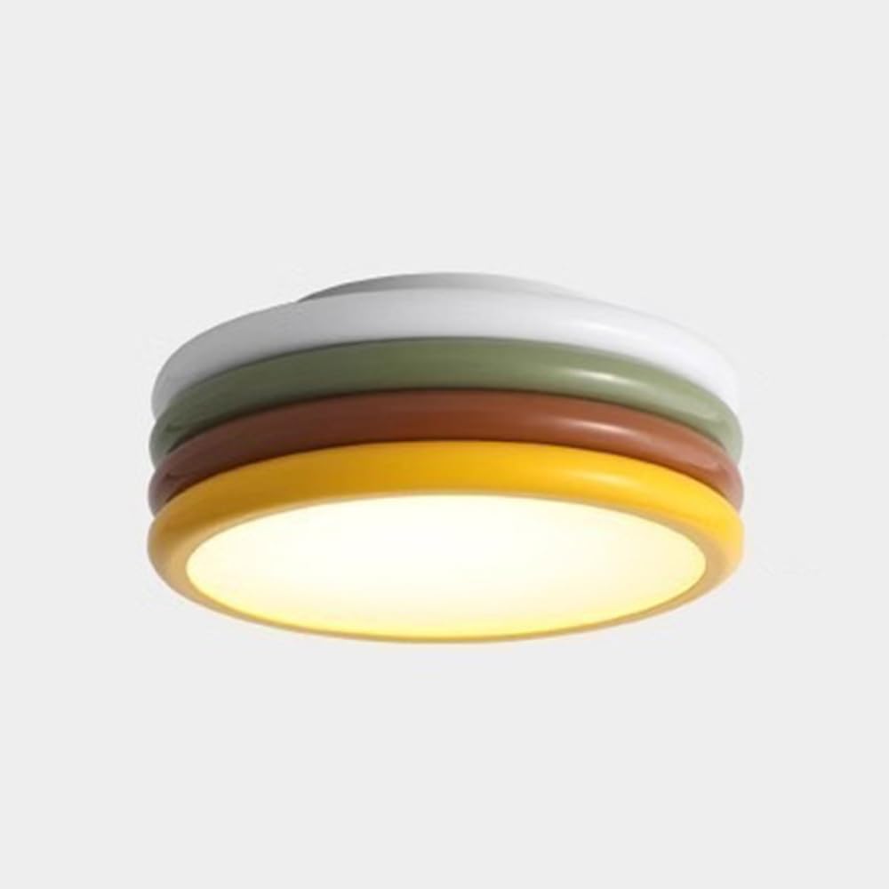 HXYSXHJUO Round Ceiling Light LED Dimming Flush Mount Lamp with Remote Control Modern Chandelier Lighting for Bedroom Kitchen Hallway Lights