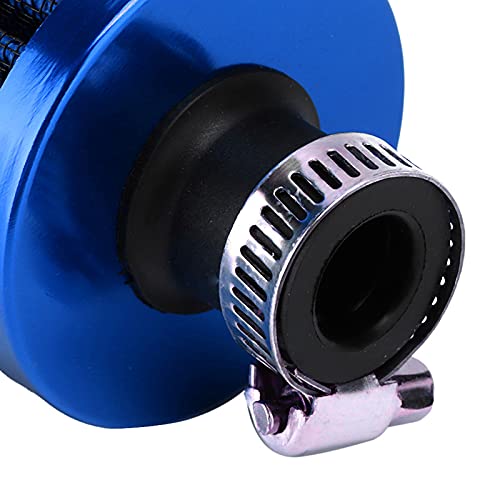 Automotive Performance Breather Filters, Akozon 13Mm/0.5In Mini Air Intake Filter Vent Crankcase Breather Universal Car Accessory For Crankcase Vent Filter (Blue) #TOP4