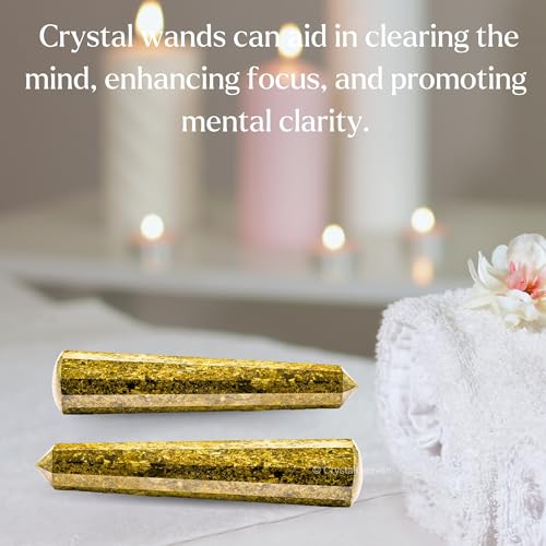 Image of Bronzite Crystal Wand - Pointed Crystal Wand for Energy Healing, Chakra Balancing, Meditation and Home Decor - Crystals and Healing Stones for Gift