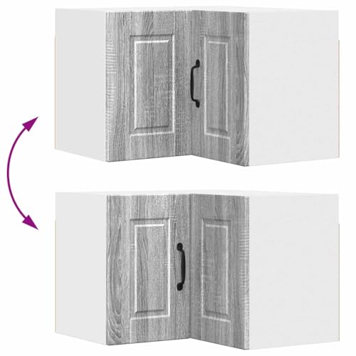 Armoire de cuisine murale compacte et meuble d'angle suspendu - 5