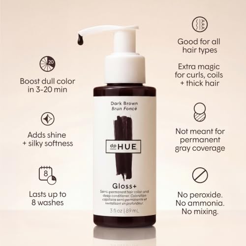 Image of dpHUE Gloss+, Dark Blonde - 3 fl oz (Travel Size)