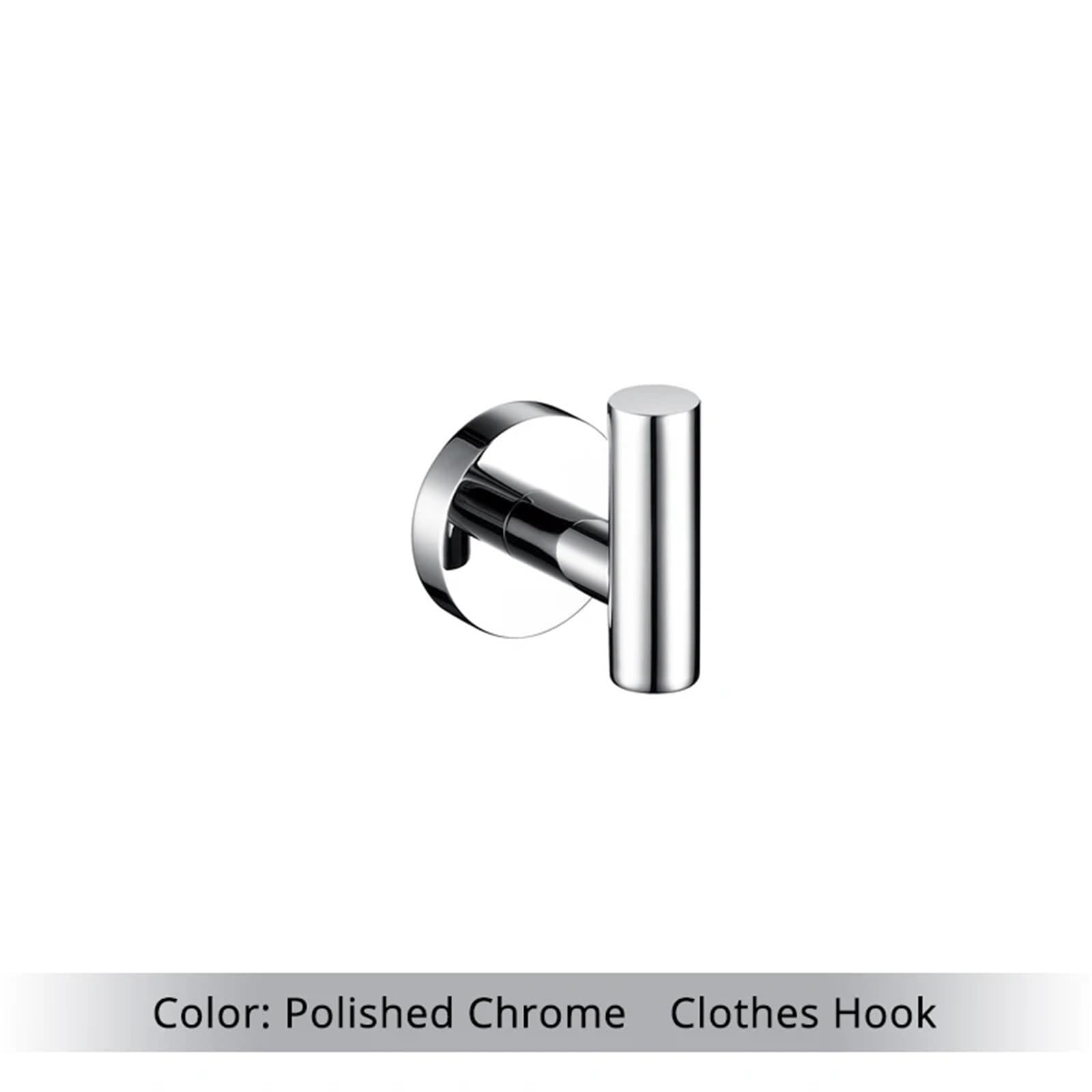 Set di accessori da bagno nero opaco, kit di ferramenta in acciaio inox con ripiani, porta carta igienica, gancio per accappatoio e portasciugamani per una decorazione elegante della casa
