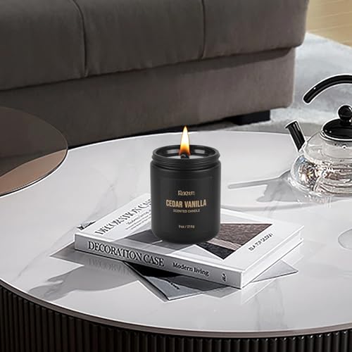 Raetm CEDAR VANILLA Lavender Jasmine Scented Candles For Home - Aromatherapy Candles For Home Decoration thumb #5