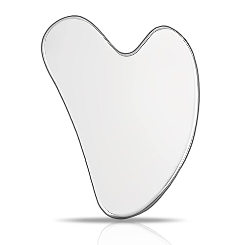 Miniatura 8 de Gua Sha Herramientas faciales, herramienta de guasha de jade para cara y ojos, piedra Gua Sha para reducir la hinchazón y esculpir la línea