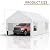 JY QAQA Carport, 12x20 FT Heavy Duty Carport Reinforced Steel Poles with Removable Sidewalls & Doors,Roll-up Windows Car Canopy with Sandbags and All-Season Tarp for Car Boat Truck Motorcycle