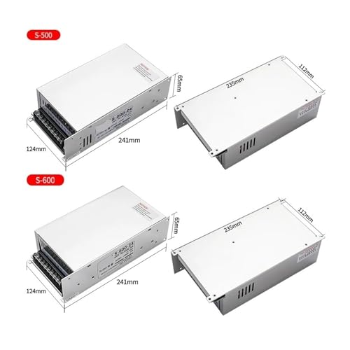 Convertisseur AC vers DC 15V 500W bloc alimentation ventilé - 4
