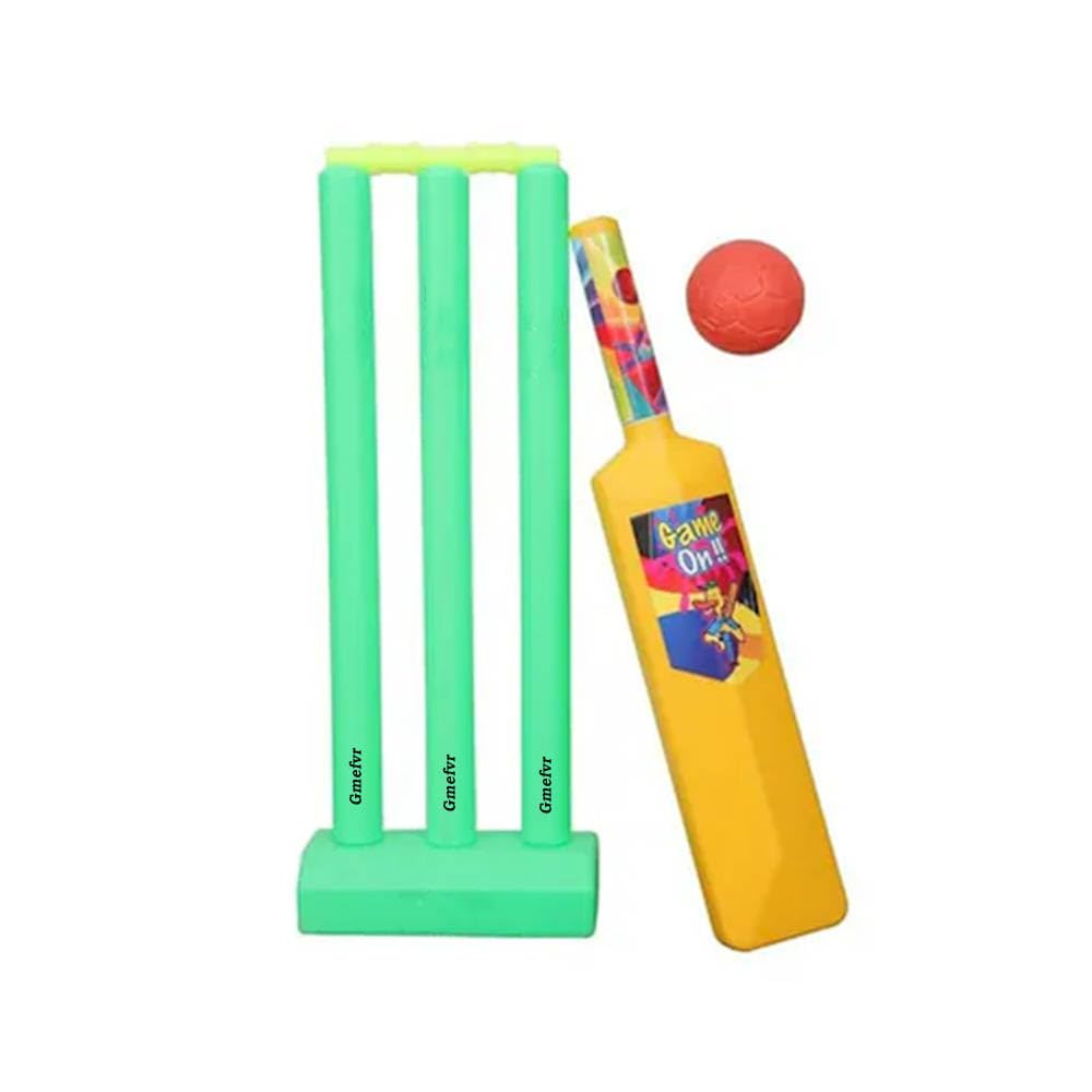 Gmefvr Cricket Set for Kids 2 to 5 Year Sports Toys 1 Bat, 1Balls,3 wickets, Wicket Stand and bails (Baby)-image-26
