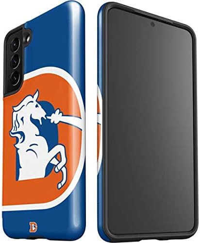 Skinit Pro Phone Case Compatible with Galaxy S21 5G - Officially Licensed NFL Denver Broncos Retro Logo Design