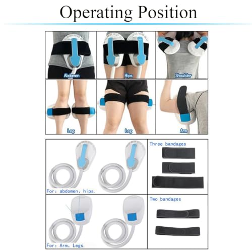 Image of 4 Handles Body Shaping Machine for Abdomen Buttock Upper Arm Thigh Muscle Strengthen