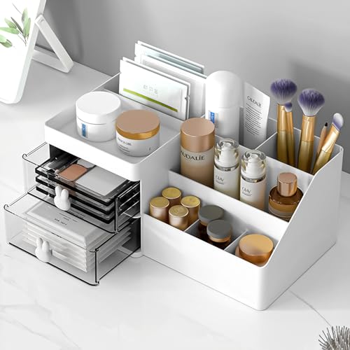 DUOJIN Makeup Organiser Cosmetic Storage Box with Drawers - Image 4