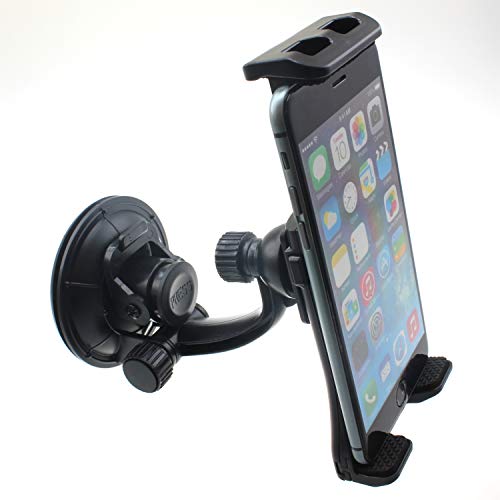 Fonus Dash Car Mount Compatible with Google Pixel 8/Pro/7a/7/Pro - Windshield Holder Strong Grip Cradle Swivel