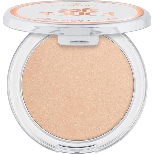 essence soft TOUCH BOUNCY GLOW, Highlighter, Nr. 10, Nude, natürlich, glänzend, strahlend, strahlend frisch, vegan, ohne Parabene, ohne Mikroplastikpartikel, Nanopartikel frei, 1er Pack (4g)